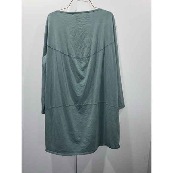 Lululemon Back in Action Long Sleeve Dress Tidewater Teal Oversized Relaxed Fit - Picture 4 of 9